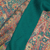 Kani Kashmiri Silk Saree - Myrtle Green