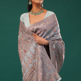 Kani Kashmiri Silk Saree - Marian Blue