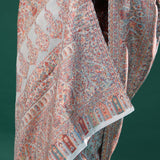 Kani Kashmiri Silk Saree - Marian Blue