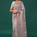 Kani Kashmiri Silk Saree - Marian Blue