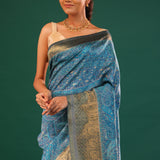 Kani Kashmiri Silk Saree - Rhythm Grey
