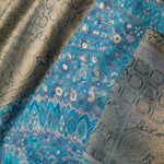 Kani Kashmiri Silk Saree - Rhythm Grey