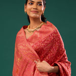 Kani Kashmiri Silk Saree - Spanish Red