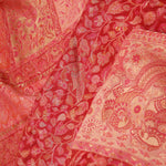 Kani Kashmiri Silk Saree - Spanish Red