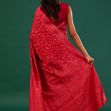 Kani Kashmiri Silk Saree - Bills Red
