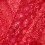 Kani Kashmiri Silk Saree - Bills Red