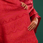 Kani Kashmiri Silk Saree - Bills Red