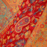 Kani Kashmiri Silk Saree - Arsenal Red