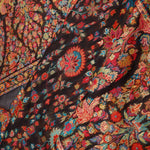 Kani Kashmiri Silk Saree - Cool Black