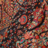 Kani Kashmiri Silk Saree - Cool Black