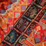 Ikat Kani Kashmiri Silk Saree - Dark Black