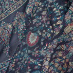 Kani Kashmiri Silk Saree - Winter Blue