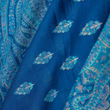 Kani Kashmiri Silk Saree - Cobalt Blue