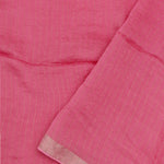Blush Pink Bailu Organza Saree With Zari Border