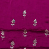 Fandango Purple Silk Handcrafted Saree