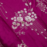 Fandango Purple Silk Handcrafted Saree