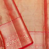 Red Gold Ogival Kanjivaram Silk Saree