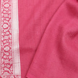 Blush Pink Jangla Banarasi Tussar Saree