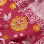 Blush Pink Jangla Banarasi Tussar Saree