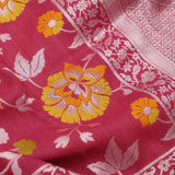 Blush Pink Jangla Banarasi Tussar Saree