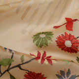 Desert Sand Crafted Organza Saree