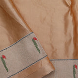 Desert Sand Crafted Organza Saree