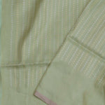 Soft Pistachio Banarasi Mashru Silk Saree