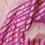 Dark Magenta Banarasi Designer Saree