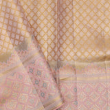 Sky Blue Kanjivaram Tissue Saree With Meenakari Design