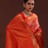 Red Kanjivaram Silk Saree With Intricate Design