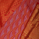 Red Kanjivaram Silk Saree With Intricate Design