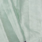 Pale Green Kanjivaram Tissue Saree With Floral Design