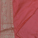Watermelon Pink Banarasi Saree With Meenakari Work