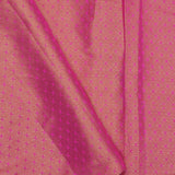 Pink Tissue Kanjivaram Saree With Gold Zari Border