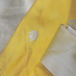 Golden Yellow Chanderi Saree With Gold Zari Border