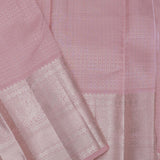 Purple Kanjivaram Silk Saree With Oosi Checks