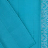 Very Dark Purple Kanjivaram Silk Saree With Peacock Motifs