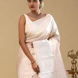 Light Brown Kanjivaram Tissue Saree