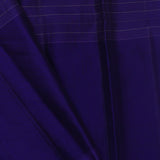 Smokey Gray Kanjivaram Silk Saree With Contrast Border