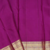 Albescent White Kanjivaram Silk Saree With Checks Pattern