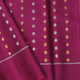 Haiti Purple Kanjivaram Silk Saree With Motifs