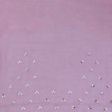 Mountbatten Pink Organza Saree With Scallop Border