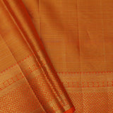 Peach Kanjivaram Tissue Saree With Contrast Border