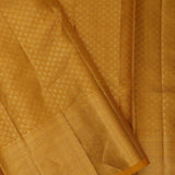 California Gold Kanjivaram Silk Saree With Elephants Motifs