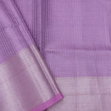 Lavender Kanjivaram Tissue Saree With Diagonal Stripes