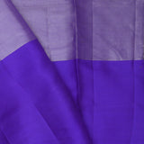 Electric Purple Kanjivaram Tissue Saree With Abstract Weaving