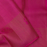 Red Kanjivaram Silk Saree With Floral Woven