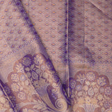 Orange Kanjivaram Tissue Saree With Designer Border