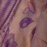 Purple Kanjivaram Tissue Designer Saree