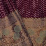 Barossa Magenta Red Kanjivaram Silk